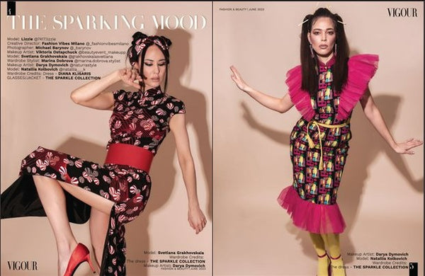 感謝米蘭時尚雜誌 #Vigour 報導SPARKLE COLLECTION 2023 Collection 的香港士多系列、潮牌聯乘。