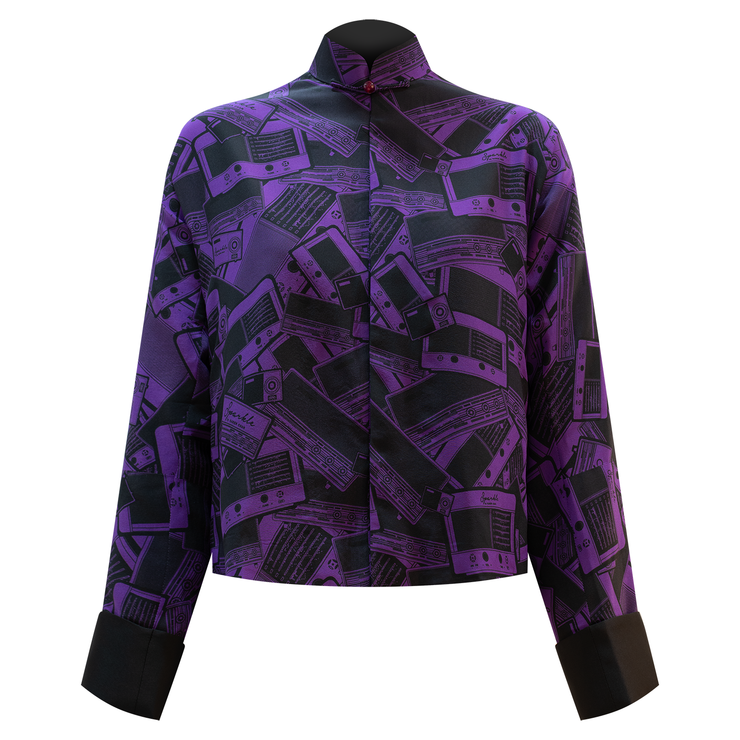 Transistor Jacket SPARKLE BY KAREN CHAN x HK Heritage Museum【TRANSISTOR RADIO】 100% Silk ...