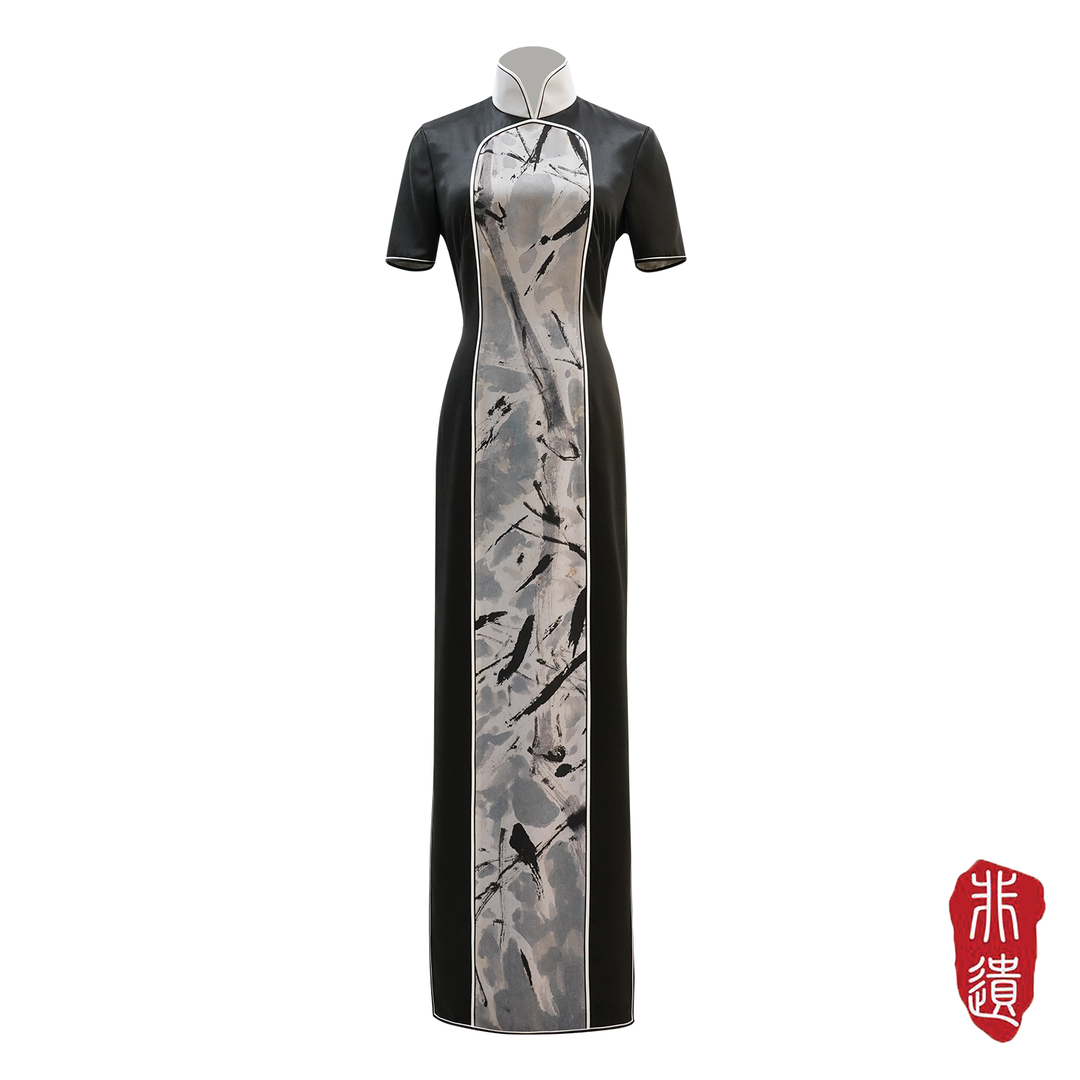 mandalay embroidered cheongsam dress Bloom by Dany Tabet – The White Flower
